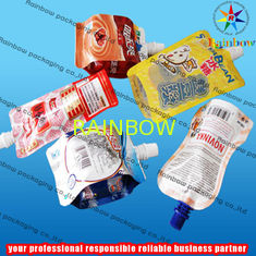 Aluminum Foil Spout Pouch Packaging With Cap For Jelly