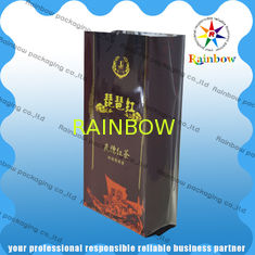 Aluminum Foil Tea Bags Packaging Side Sealed With Color Printing