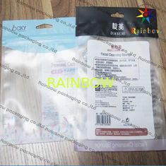 Nice Printing Plastic k Cosmetic Packaging Bag With Hang Hole