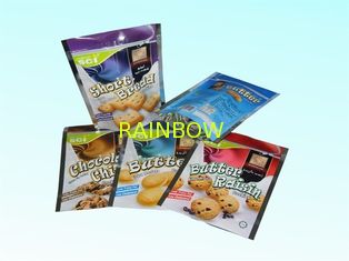 Flat / Stand up Foil Bag Packaging PPET / AL / PE for Snack Packaging