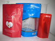 Matte Finish Tea Bags Packaging , Zipper Coffee Packaging Bag Stand Up