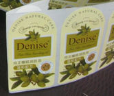 Denise Olive Oil Printed Adhesive Sticker Labels Paper in Roll
