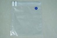 Clear Food Saver Vacuum Seal Bags With 3 Side / Double Valve Vacuum Seal Storage Bags