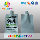 Laminated  Nylon 3 - Side White Spout Pouch Packaging Automated Printed Logo