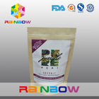 Freeze Dried Super Food Power Customized Paper Bags With Adhesive Sticker Labels