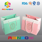 Square Bottom Customized Paper Bags With Drawstring For Gift / Garment / Shopping
