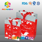 Fold Red Customized Paper Bags With Silk Rope / Shopping Bags / Gift Packaging Bag