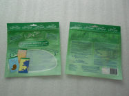 Window Colorful Printed Opaque Grip Seal Bag , Slider Bag Grip Seal Bag Idpe / Portion Bag