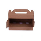 Auto Closed Gift Paper Box Packaging , Corrugated Paperboard Case with Window