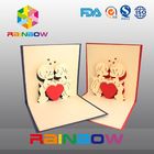 Luxurious Customized Paper Bags For Wedding Invitation Card With Vivid Print