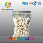 Front transparent display back foil pouch for nuts and beans packaging
