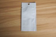 Three Side Seal Seed Packaging Pouches / Matte White Grip Seal Spice Potpourri Bag