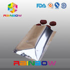 Customized Size No Printing Three Side Sealed Aluminum Foil Pouch Food Packaging