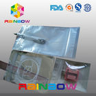 Customized Logo Clear Front Anti Static Shielding Poly Bag With Zipper For Electronic Device