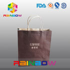 Printed Customized Paper Bags Gift Packaging Brown Shopping Kraft Paper Bag For Clothes