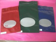 Aluminum Foil Lamination Stand Up Bag , Clear Window  Tea / Coffe Packaging