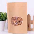 OEM Kraft Paper Mylar Zipper Food Bag Stand Up Pouch Packaging
