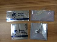 Customized Soft Plastic Bait Foil Pouch Packaging For Fishing Worm With Clear Side