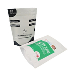 Custom Logo White Coffee Beans Tea Mylar Aluminum Foil Bags Smell Proof