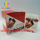 3D Paper Card Pack Hot Stamping Blister Packaging Card With Clear Foil Ecstasy