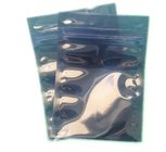Silver Zip Lock Big Anti Static Bag Transparent / Half Transparent Nylon