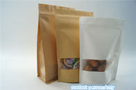 k White Kraft Paper Snack Bag Packaging Environment Friendly