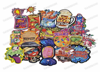 Custom Special Shaped Edible Smell Proof Die Cut Ziplock 3.5 Mylar Bags For Candy
