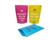 Biodegradable Kraft Paper Stand Up Pouches Custom Pet Food Packaging Bags