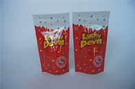 Custom printing k Foil CBD Pouch Packaging Gummy Package with Tearnotches