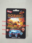 Wholesale USA rhino pill packaging blister 3D card for Go Rhino capsule container/bullet/bottle