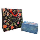 Custom Logo Printing Reusable Kraft Paper Packaging With Handle Kraft Paper Packaging Gift Bag