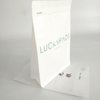 Digital Printing Reusable Biodegradable Eco Friendly Stand Up Pouch White Kraft Paper Zip Lock Zipper Bag