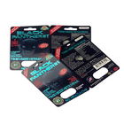 USA Market Sex Pills Paper Blister Card Pakcgaing For Rhino 69 / Tiger/ Black Mamba Pills