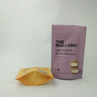 Custom printed biodegradable kraft paper bags food grade stand up zip lock packaging pouch