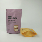 Custom printed biodegradable kraft paper bags food grade stand up zip lock packaging pouch
