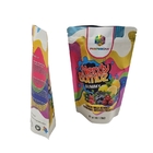 Eco-Friendly Yes Custom Printed Flat Bottom Snack Pouhes Food Packaging Bag