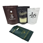 Customized Food Grade Colorful Bags Logo Printed Packaging Coffee Stand Up Zipper Bags With Valves
