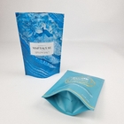 Reusable Metallic Aluminum Foil Bath Salt Stand Up Zipper Bags Body Scrubs Packaging Bag For Bath Bomb
