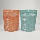 Soft Touch Stand Up Pouch Custom Printed Zipper Food Candy Body Scrub Packaging Plastic Bath Salt Pouch