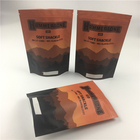 Kraft Paper Bag Tea Bags Packaging with Three Side Seal Bag and Degassing Valve