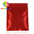 Plain golden mylar k aluminium foil pouches for tea leaf packaging / Mini 3 side sealed sachet