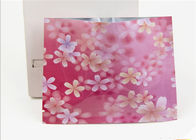 Customized Three Side Sealed Pink Color Cosmetic Bag Packaging For Mask