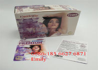 Coated Paper Blister Card Packaging Glossy Lamination For Sexual Enhancement Pills