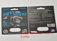 Coated Paper Blister Card Packaging Glossy Lamination For Sexual Enhancement Pills