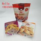 Zip Lock Snack Packaging Bags SGS FAD Certificated With Clear Bottom