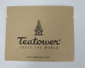 Front Side Clear Customized Paper Bags For Powder / Candy / Coffee