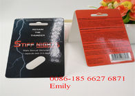 Convenient Rhino Pills Blister Pack Packaging With Embossing Surface Effect