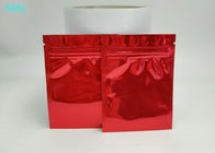 Flat Shape Plastic Pouches Packaging Food Safe Grade With Tear Notches