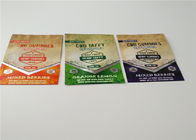 Aluminum Foil Herbal Incense Packaging Matte OPP Material With Transparent Color