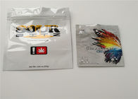THC Resealable Herbal Incense Packaging , Plastic Zipper Bags For Pill Packaging